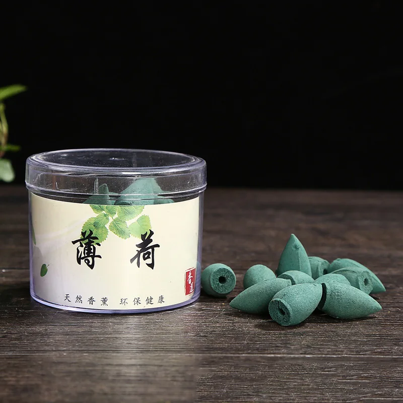 40 Pieces Smoke Incense Cones Reflux Tower Backflow Sandalwood Natural Incenses Burner | Дом и сад