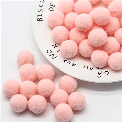 20m 03 60pcs Мини Помпона смешанный Мягкий круглый Pompones шарики Пышная юбка с помпонами для малышей DIY одежды ручной работы рукоделия 8/10/15/20/25/30 мм - Цвет: 20m 03 60pcs