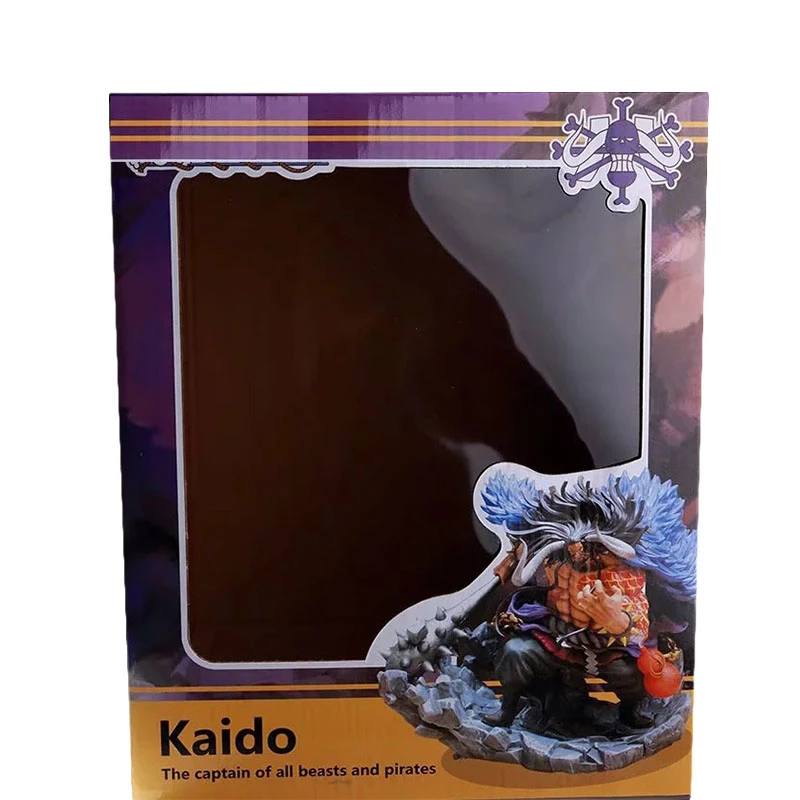 

One Piece GK Action Figure Beastmaster Kaido Luffy Zoro Pvc Battle Ver Model Collection Anime Toy Exquisite Desktop Decoration