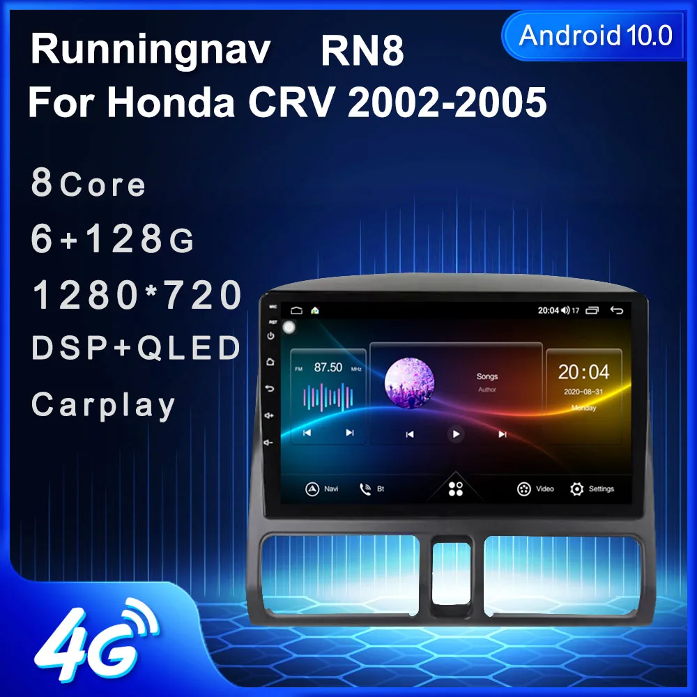 Runningnav For HONDA CRV CR-V 2001-2006 Android Car Radio Multimedia Video Player Navigation GPS