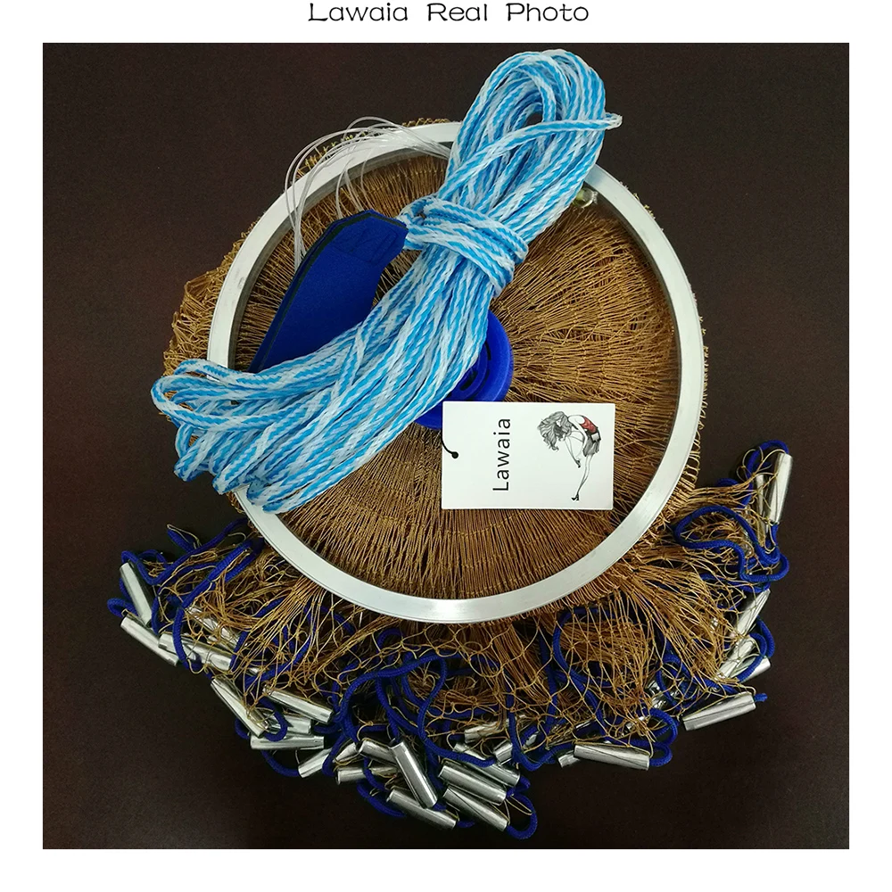 

Lawaia литая сеть Метатель Железный ручной литой сети из мононити для рыбалки литой Сетка 1*1 см наживки для рыбалки, ловушка рыболовные сети Ки...