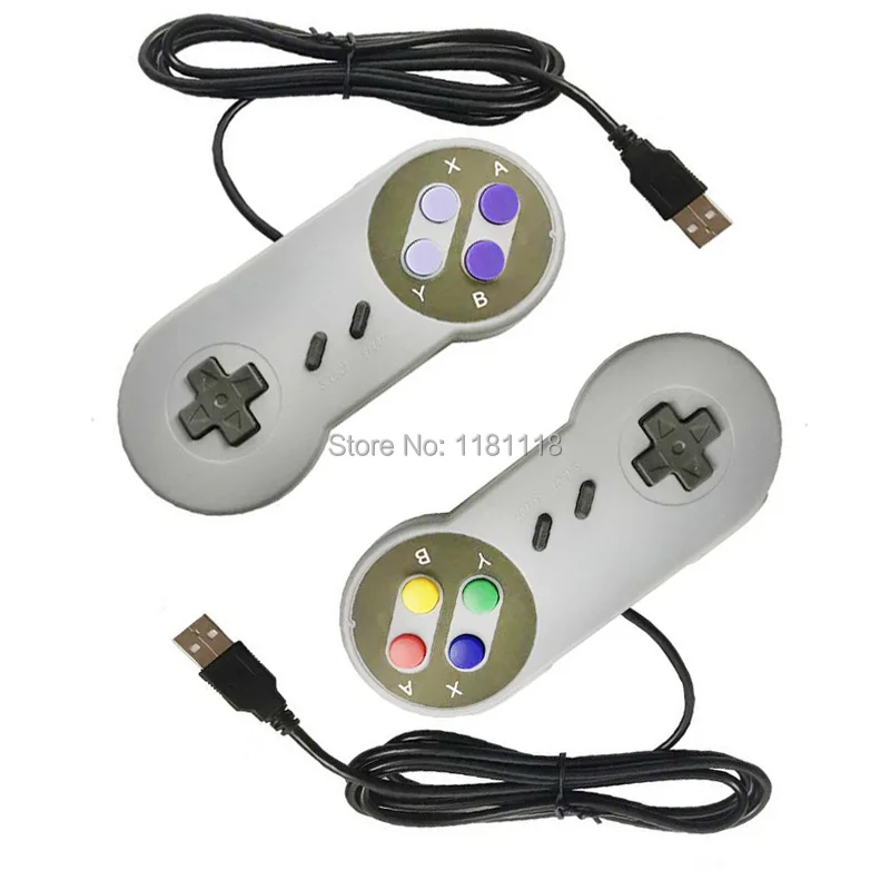 Raspberry Pi USB контроллер геймпад 2 шт. супер игровой SNES классический джойстик для ПК