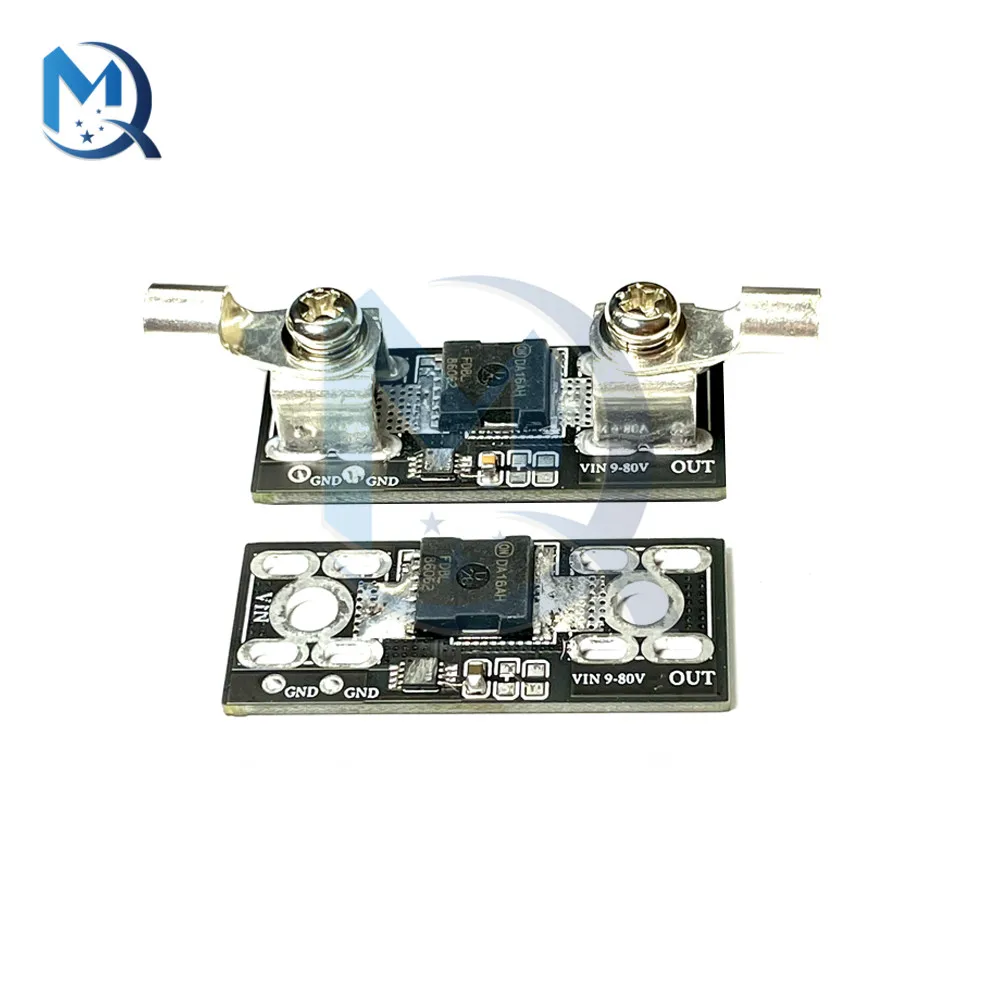 

9-80V 50A High Current Ideal Diode Module Solar Anti-reverse Charging Anti-Reverse Current Protection with Binding Post