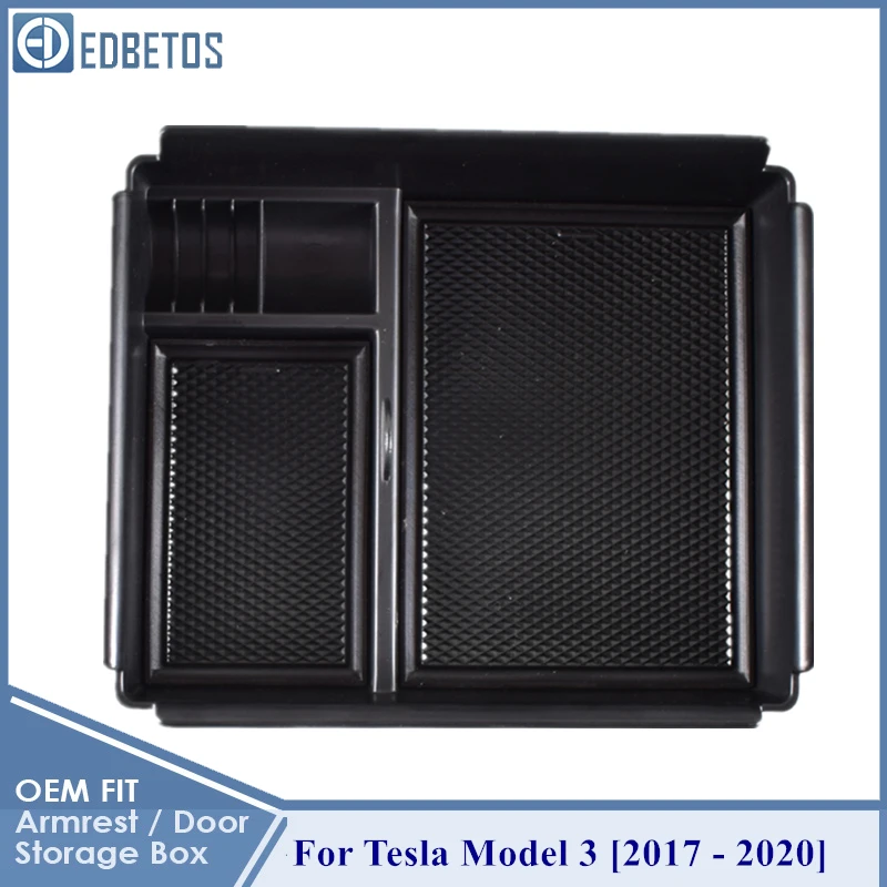 Для Tesla Model 3 2017 2018 2019 2020 двойной контейнер для хранения детской мусорной