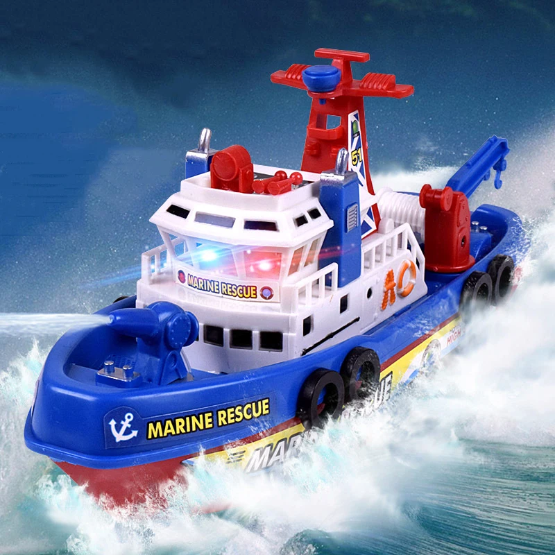 Музыкальный светильник электрическая морская спасательная лодка для