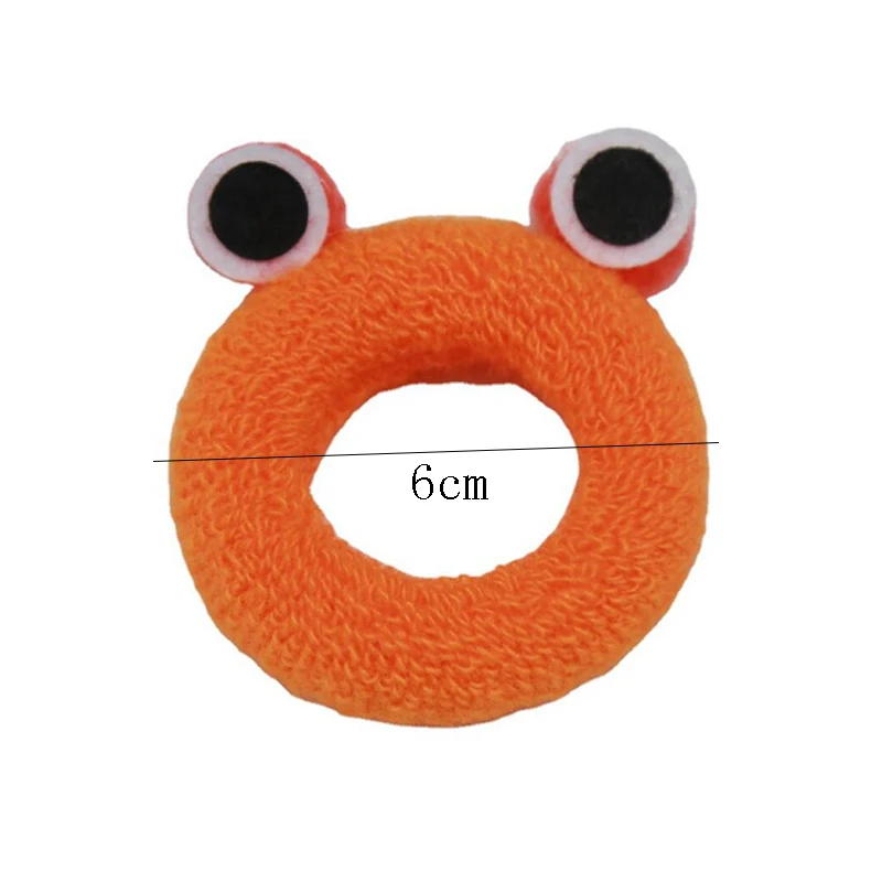 

Korean Hair Accessories Cute Color High Elastic Head Rope Seamless Thick Rubber Band Frog Hair Tie for Women Trend New 2021
