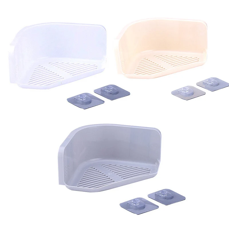 Угловая душевая полка для ванной кухонный клей органайзер с присоской настенное