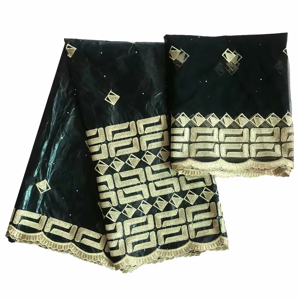 Цветные ткани Африканский getzner бассейна brode бисером квадратный парча в