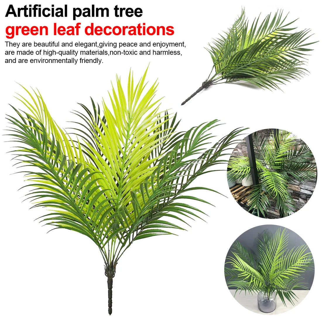 Домашняя Свадьба искуственная цветы украшение для стола искусственная Пальма