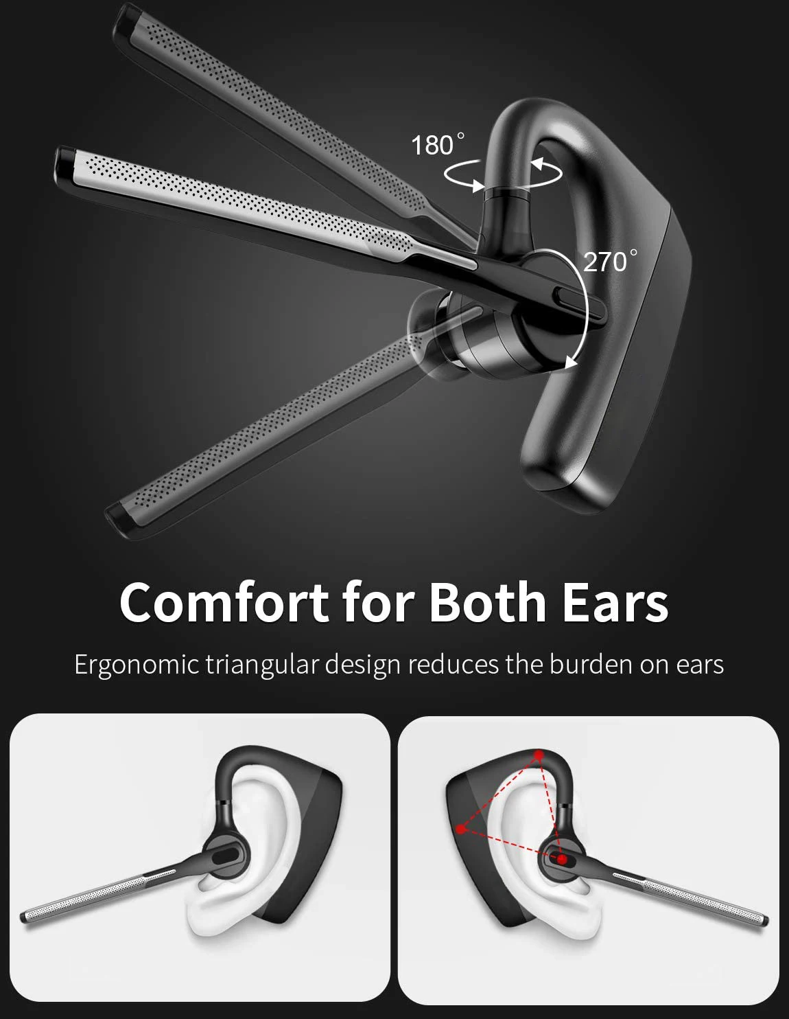 new k18 bluetooth earphones 5 1 headset wireless headphones with dual mic earpiece cvc8 0 noise cancelling hands free free global shipping