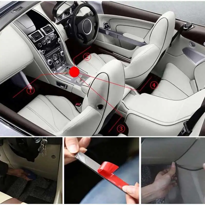 Светодиодный светильник RGB для салона автомобиля напольный светодиодный