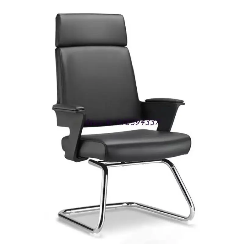 Высококачественное кожаное кресло руководителя с подлокотниками регулируемое