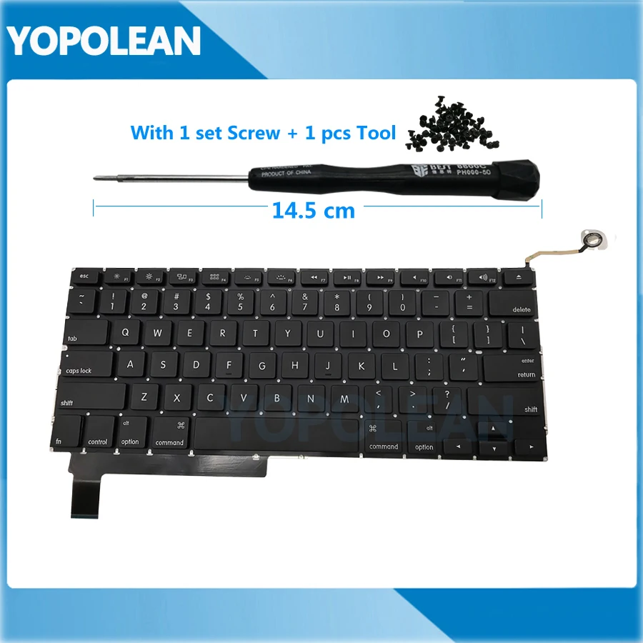 

Новая английская клавиатура US для Macbook Pro 15 "Unibody A1286 2009 2010 2011 2012