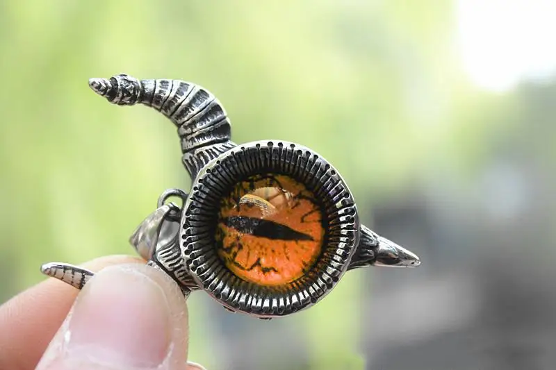 Винтажный свитер Lucifer Demon Eye индивидуальный кулон ожерелье модный в стиле хип-хоп