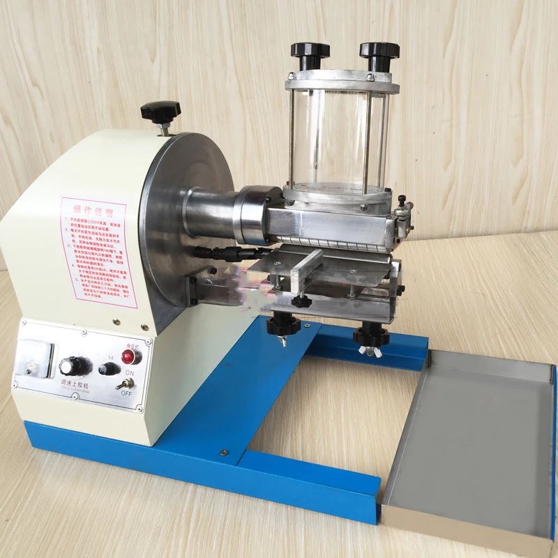 6 &quotмощная склеивающая машина 220V Скорость Регулируемый клей лакировочная для
