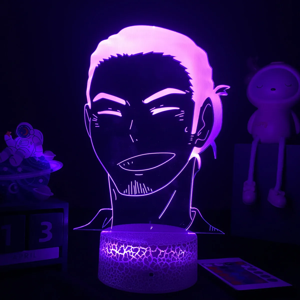 

Anime Night Light Haikyuu Asahi Azumane for Bedroom Decor Nightlight Kids Child Birthday Gift Manga 3d Lamp Asahi Haikyu