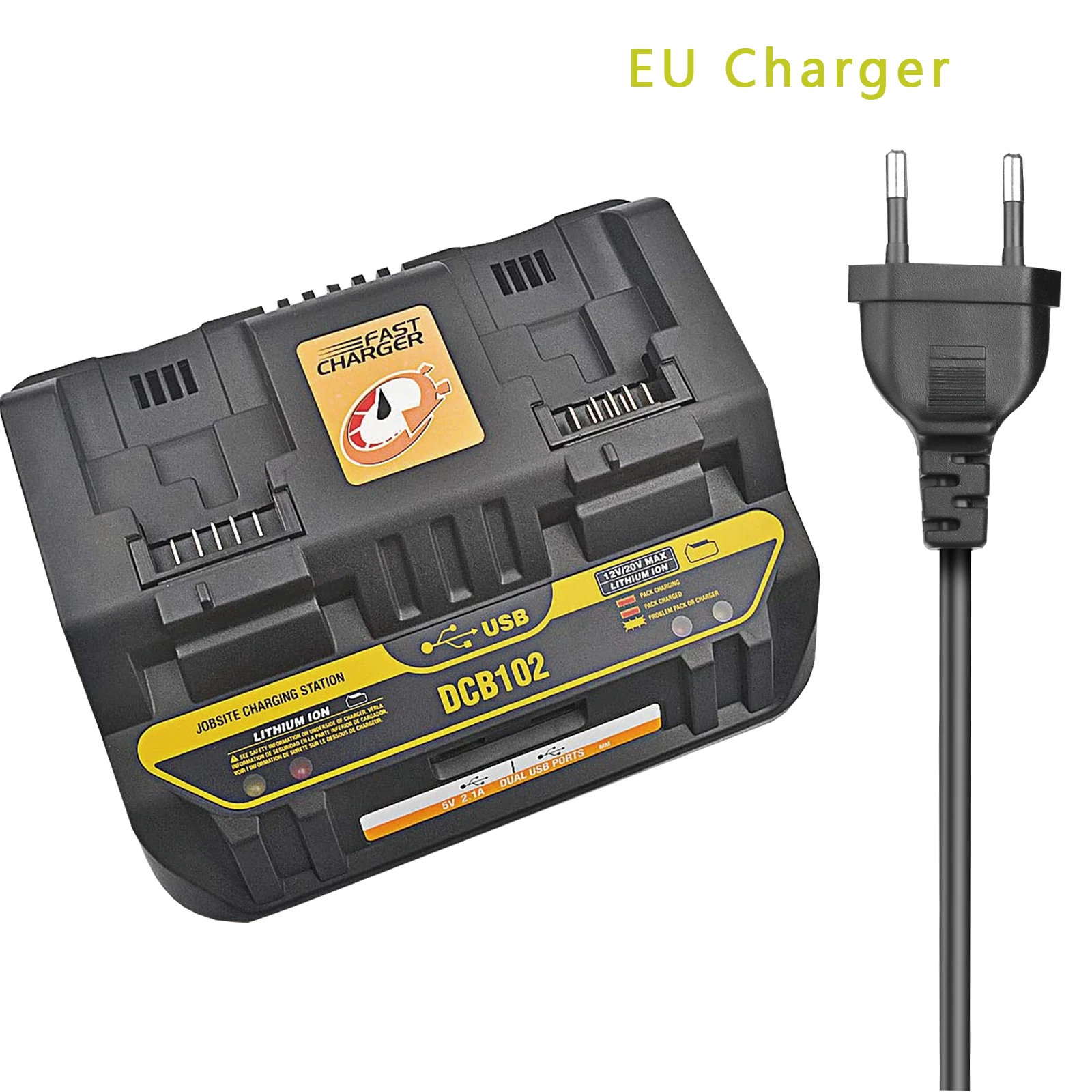 Двойное зарядное устройство/4 слота устройство DCB104 DCB102 DCB118 DCB1418 для Dewalt 14 4 в 18 20