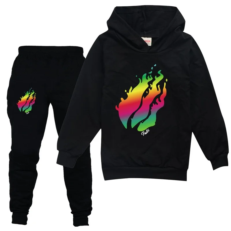 Детская одежда 2021 черные толстовки PRESTONPLAYZ для девочек-подростков футболка с