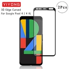 Изогнутое 3d-стекло YIYONG для Google Pixel 4 XL, закаленное стекло, Защита экрана для Google Pixel 2 3 3A XL Pixel3 Pixel4, стекло