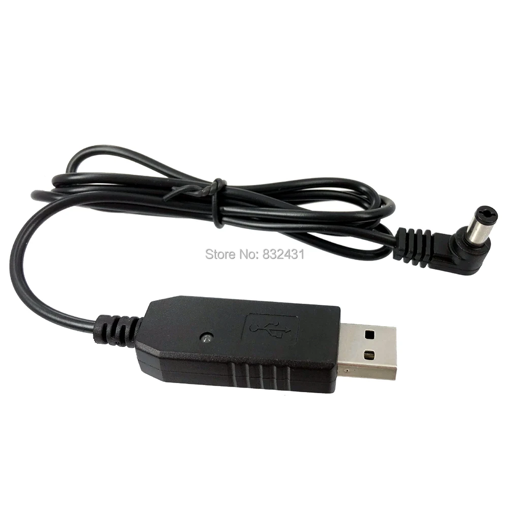 USB Charger Cable for Baofeng UV 82 UV5R UV-9R Plus GT-3 BF-F8HP Walkie Talkie Two Way Radio Base With Indicator Light | Мобильные