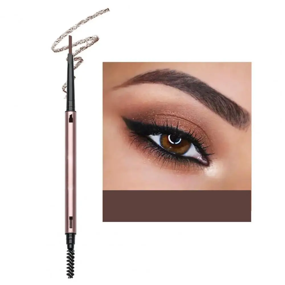 

0.1g Eyebrow Pencil Natural Effect Non-fade Sweat-proof Two-headed Triangle Eye Brow Pen for Beauty