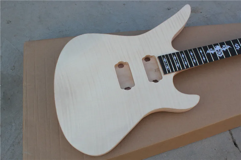 Бесплатная доставка набор сделай сам полуготовая электрическая гитара с мостом