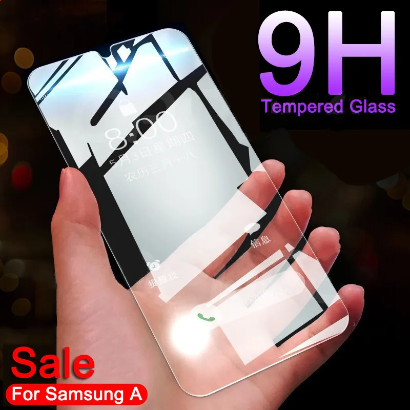 9H Закаленное стекло Защитная пленка для samsung Galaxy A90 A80 A70 M20 M30 S10 Plus прозрачная |