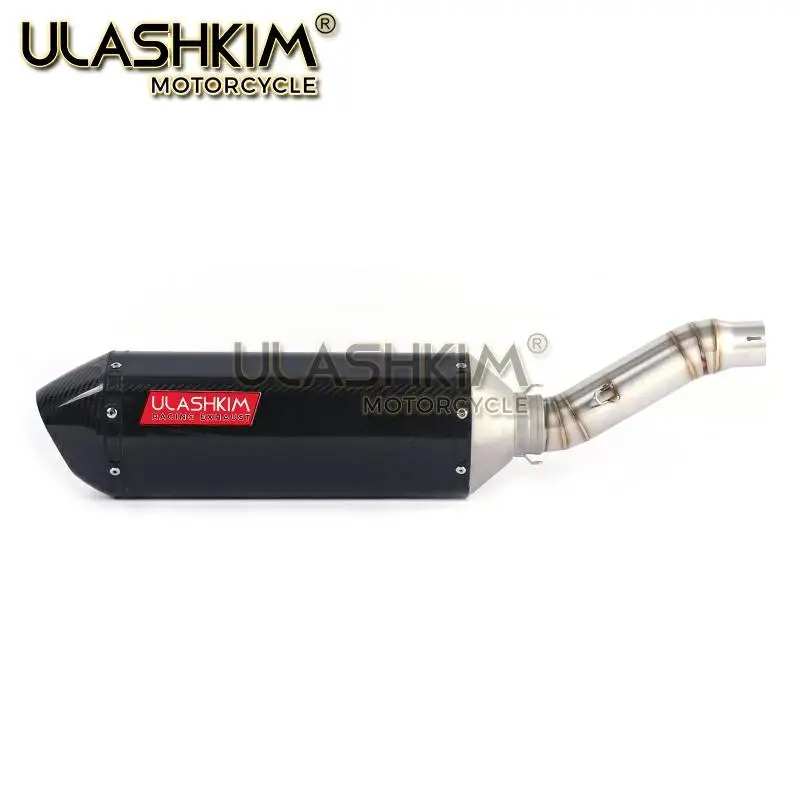 Выхлопная труба глушителя для мотоцикла средняя без шнуровки HONDA CBR400 CB500R CBR500R 2013
