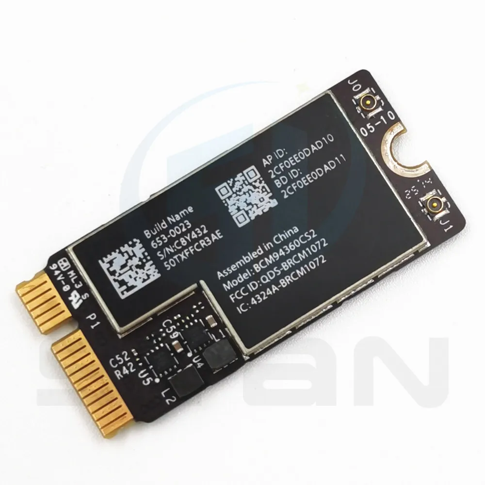 BCM94360CS2 беспроводной AC WIFI Bluetooth BT 4 0 аэропорт 802.11ac карта для Macbook Air 11 &quotA1465 13&quot A1466