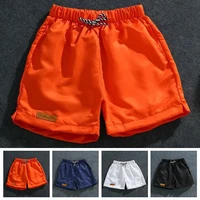 men casual breathable work pants pockets beach solid color sport shorts mens short jogger shorts pant with pocket breathable