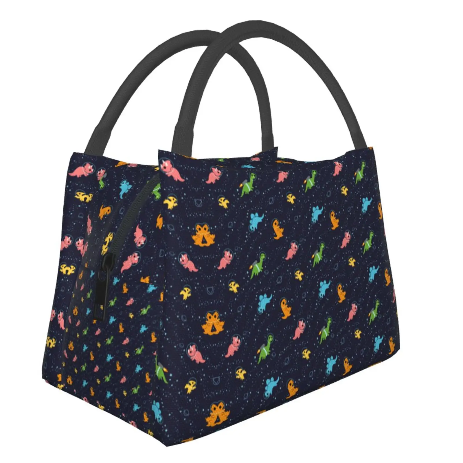 

NOISYDESIGNS Cooler Bags Funny Cartoon Dinosaurs Waterproof Oxford Cloth Portable Zipper Thermal Lunch Bags For Women Dropship