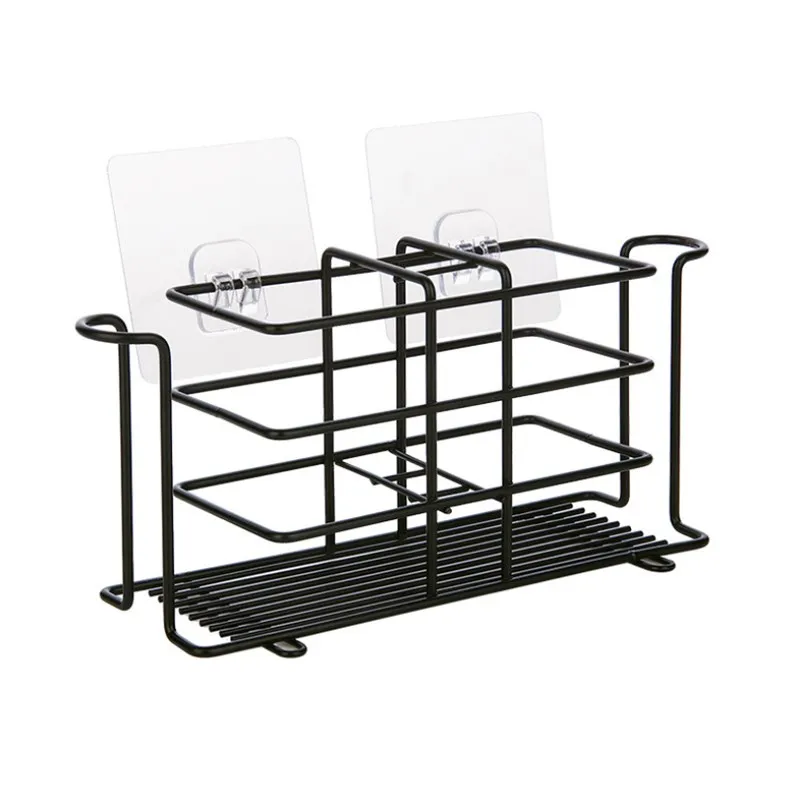 Кованая железная стойка для зубной щетки настенная хранения пасты держатель