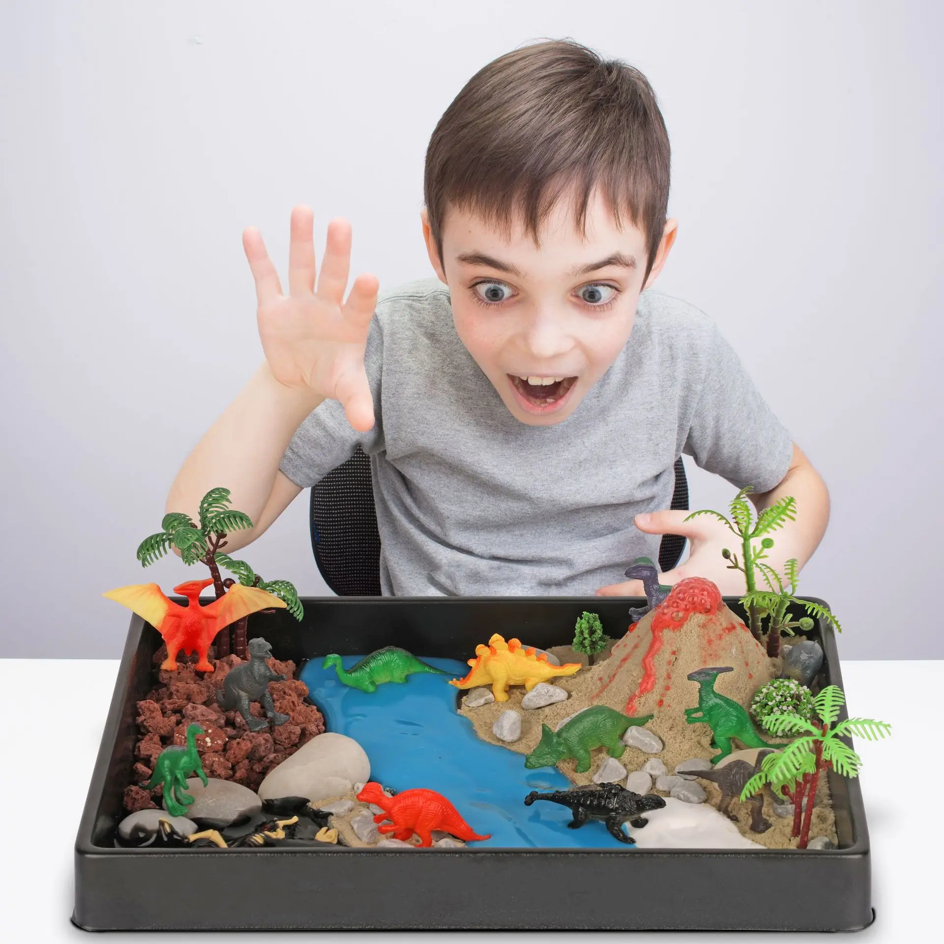 

Kids Science Toys DIY Montessori Toys Children STEAM Volcano Dinosaur Habitat Experiment Kit School Physics Educational Toys