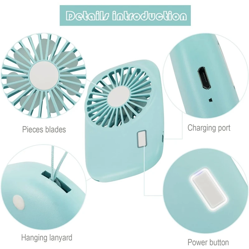 Ручной мини вентилятор мощный Маленький Персональный портативный с
