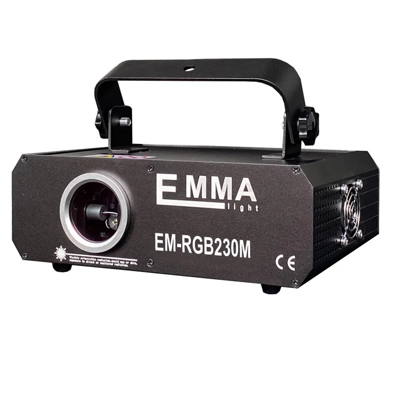1 Вт Эмма красный зеленый синий RGB многоцветный DMX 512 Анимация ILDA лазерсветильник