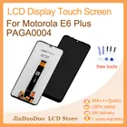 ЖК-дисплей 6,1 дюйма для Motorola Moto E6 Plus PAGA0004, сенсорный экран с дигитайзером в сборе для Moto E6 Plus, сменный ЖК-дисплей