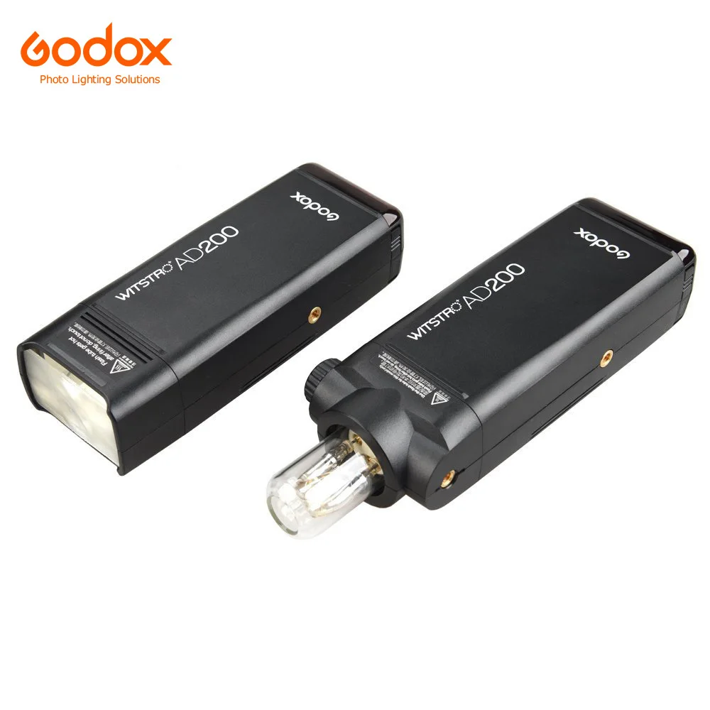 GODOX AD200 TTL 2 4G Вспышка для фотокамер Speedlite HSS 1/8000 сек карманная вспышка светильник с
