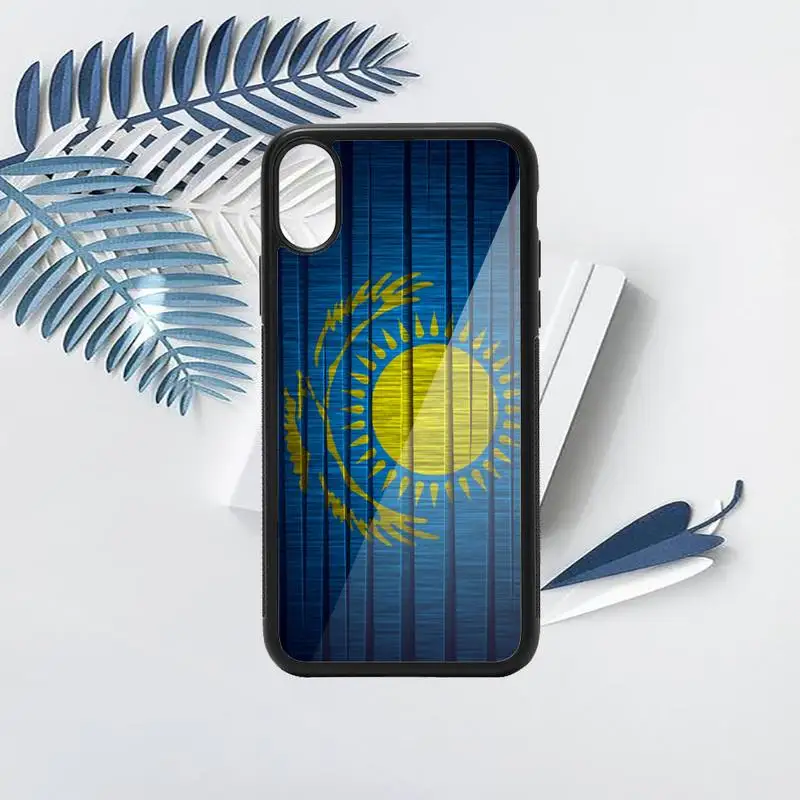

Kazakhstan flag art high quality Phone Case PC for iPhone 11 12 pro XS MAX 8 7 6 6S Plus X 5S SE 2020 XR