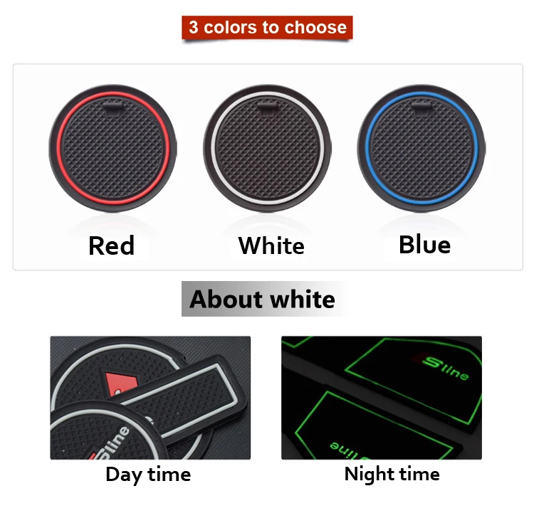 Противоскользящая резиновая накладка на чашку для Kia Rio 4 X-Line RIO 2017 2018 2019 18 шт.