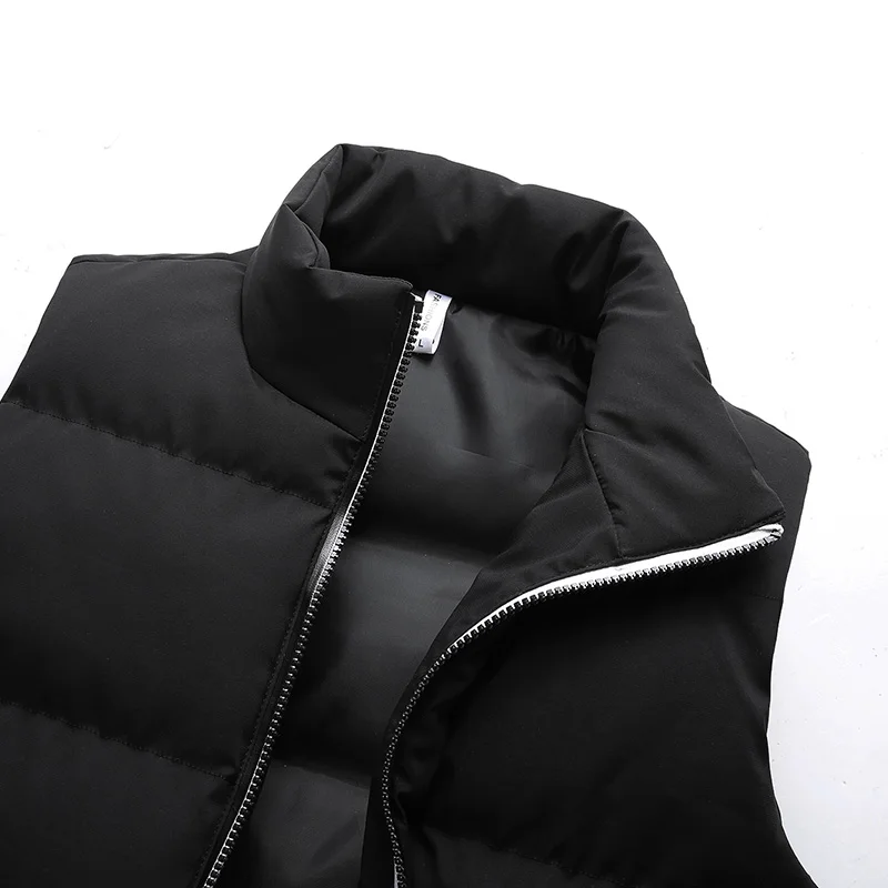 

Size M-8XL Mens Jackets Sleeveless Vest Winter High Quality Mens Warm Down Vest Casual Thicken Waistcoat Mens Winter Vests