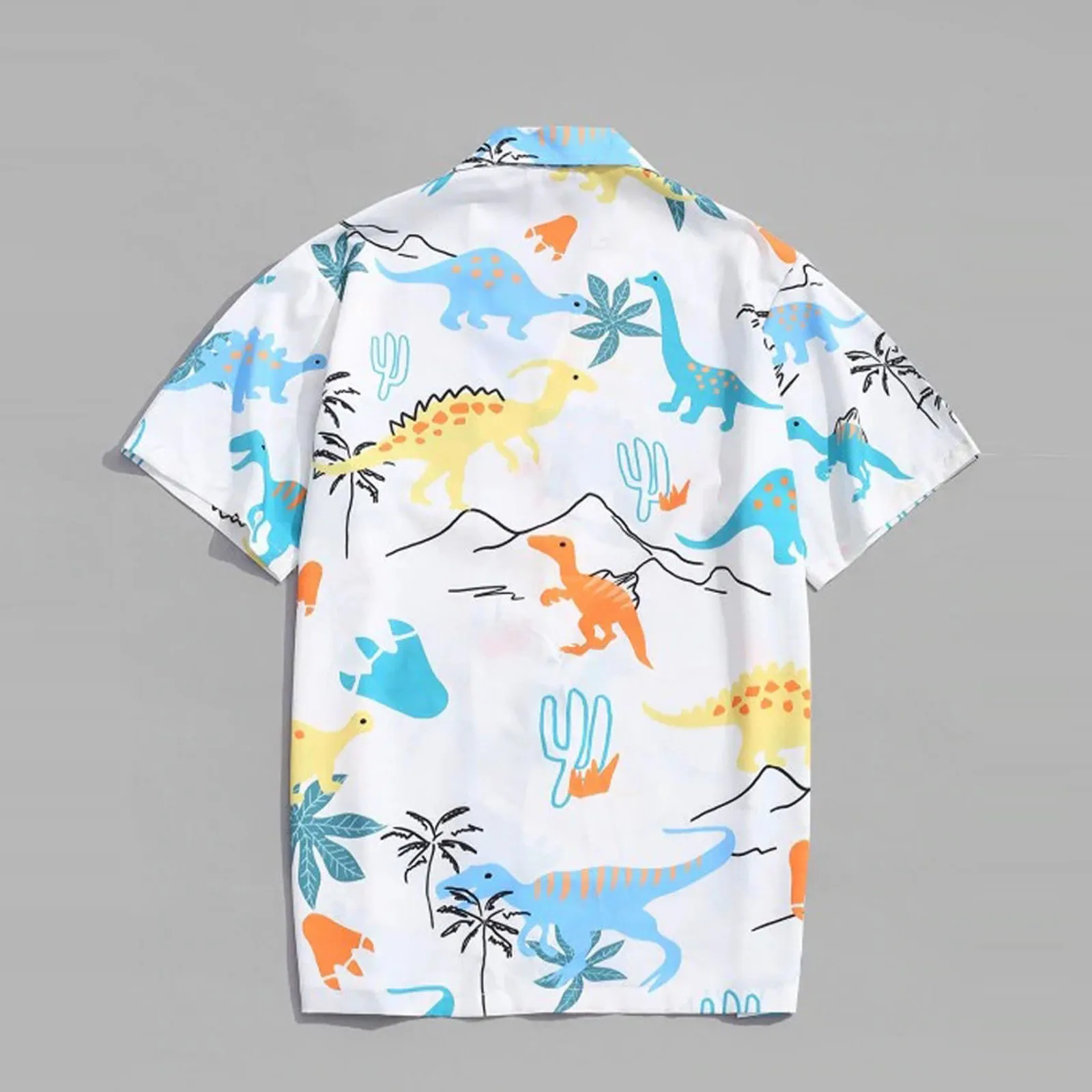 

Casual Men Shirt Summer Fashion Short Sleeve Funny Printing Shirts Vacation Daily Shirt Top Blouse Camisa Masculina Dropshipping