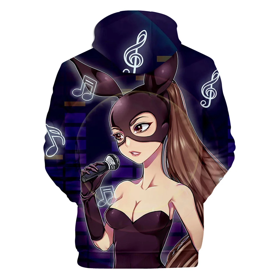 Милые Удобные толстовки Ariana Grande 3D для женщин/мужчин СПАСИБО следующая певица Ариана Гранде 3D Harajuku девушка толстовки