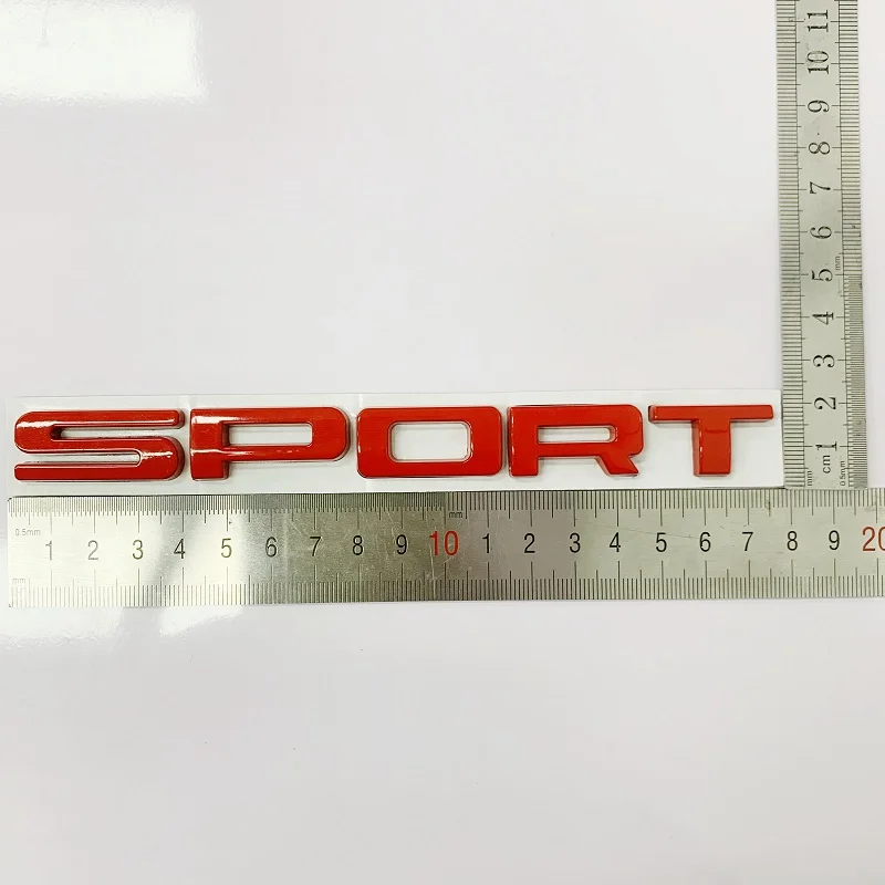 

1pcs Fashion Racing 3D Metal Sport Letters Logo Sticker Car-Styling-Emblem Decal Badge Sport-Stickers Car Emblem Side Fender