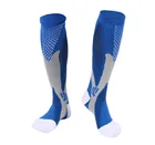 Компрессионные носки, носки для варикозного расширения вен, футбольные чулки до бедра, унисекс, уличные спортивные чулки для кормления для мужчин, женщин и мужчин