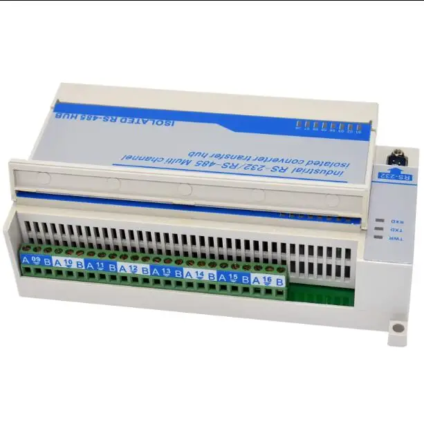 

automation control isolated bidirectional 16 way 16 port RS232 or RS485 hub hub sharing device splitter