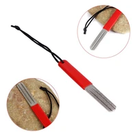 double side hook sharpener good quality hone fly fishing flies hooks sharpening tool for hook sharpen with ruber grip handle 1pc
