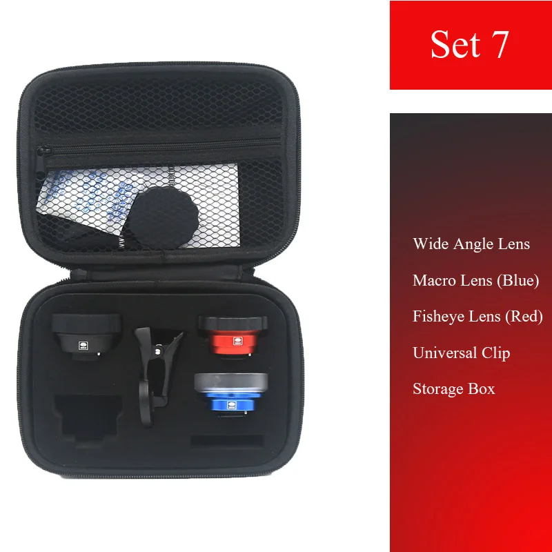 Мобильный объектив внешний зеркальный набор высокой четкости Универсальный для