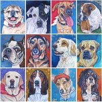 5d diamond embroidery dog full round square diamond painting animal full square resin display picture of rhinestones home gift