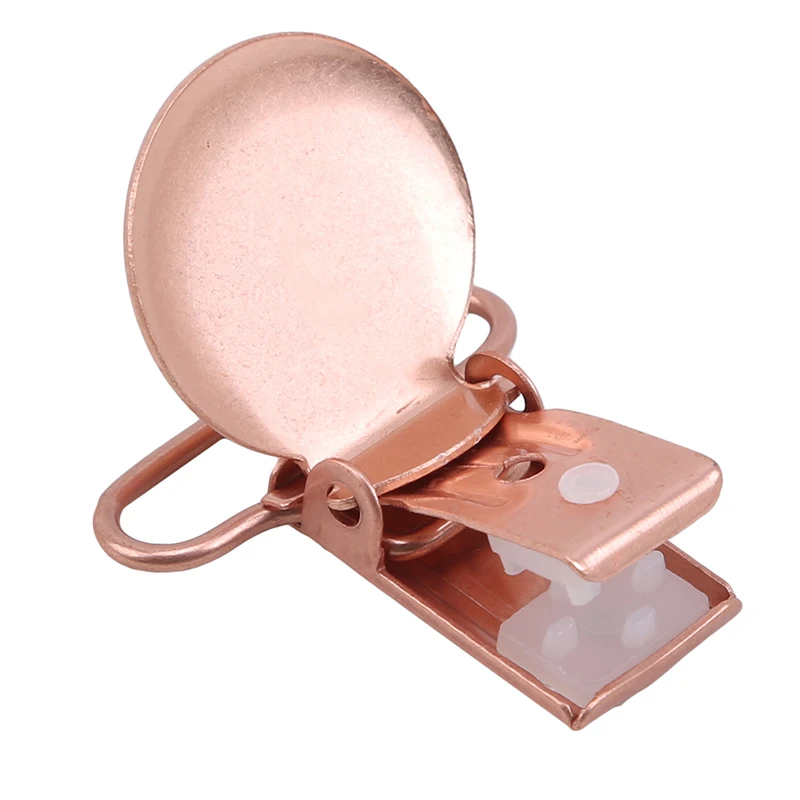 

Metal Baby Pacifier Clip Soother Nipple Holder Round Soft Saliva Towel Iron Clips Buckle Infant Suspender Garment Accessories