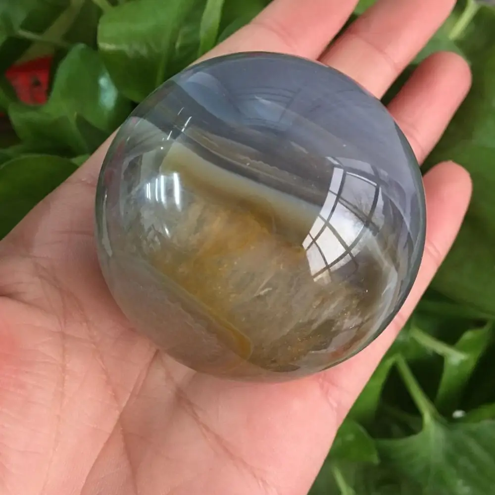 

High quality natural agate ball reiki ball healing decorative gift